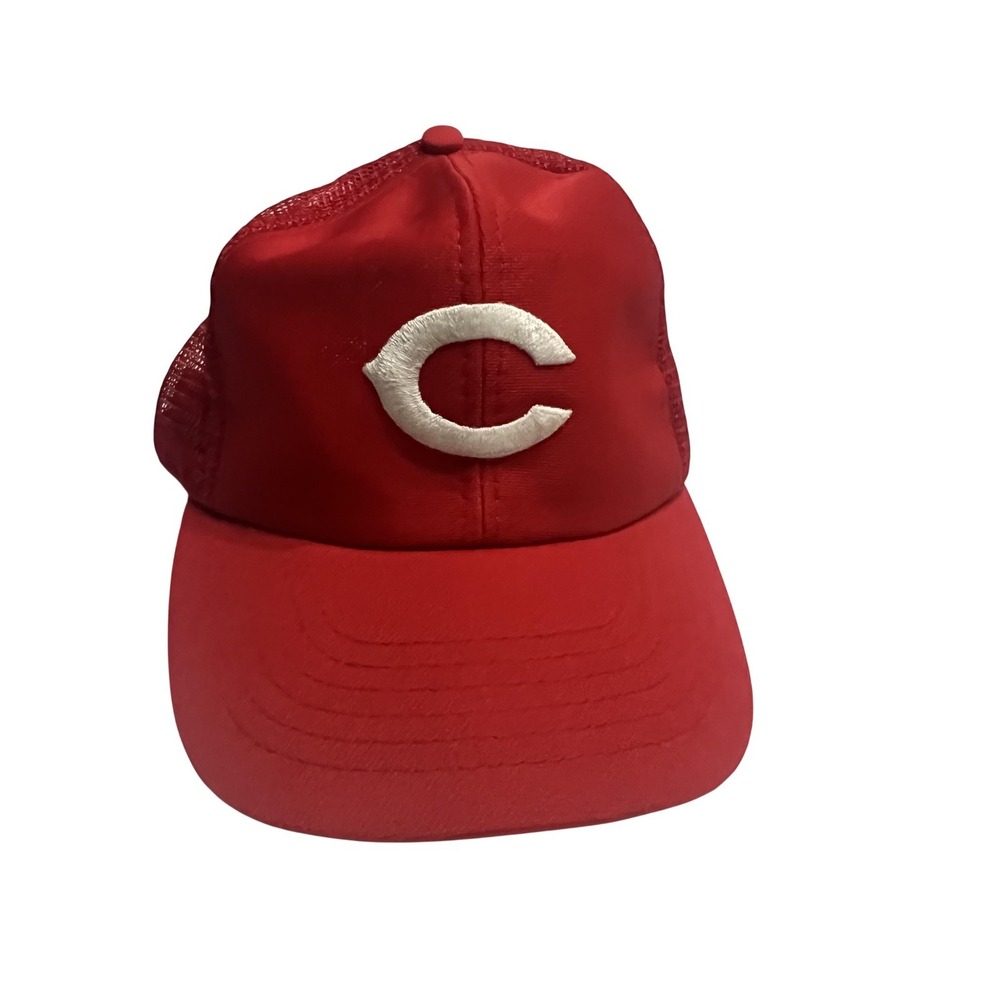 Vintage Cincinnati Reds Hat Cap Snap Back Mens One Size‎ Red MLB Universal